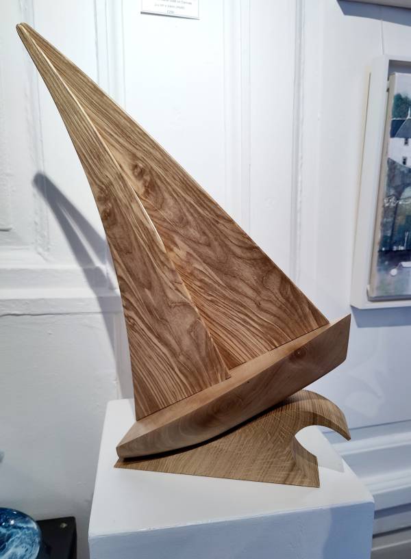 - a , wood Sculpture by Kevin Longstaff, measuring 57 x 31 cm (H x W) £345